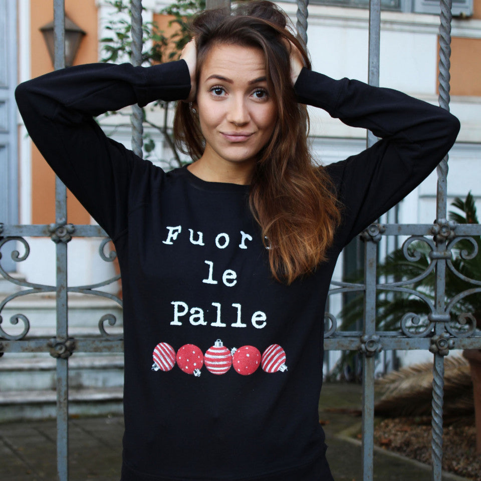 Felpa Donna "Fuori le Palle"