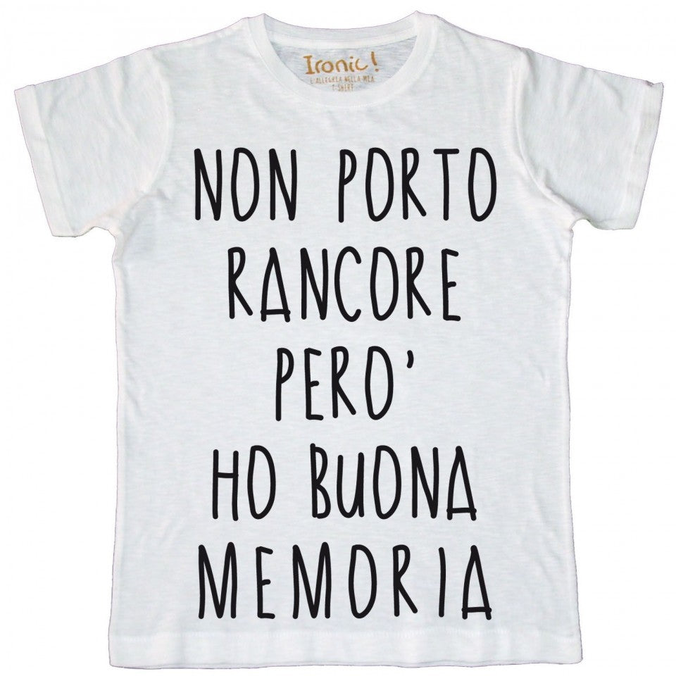 Maglia Uomo "Non porto rancore"