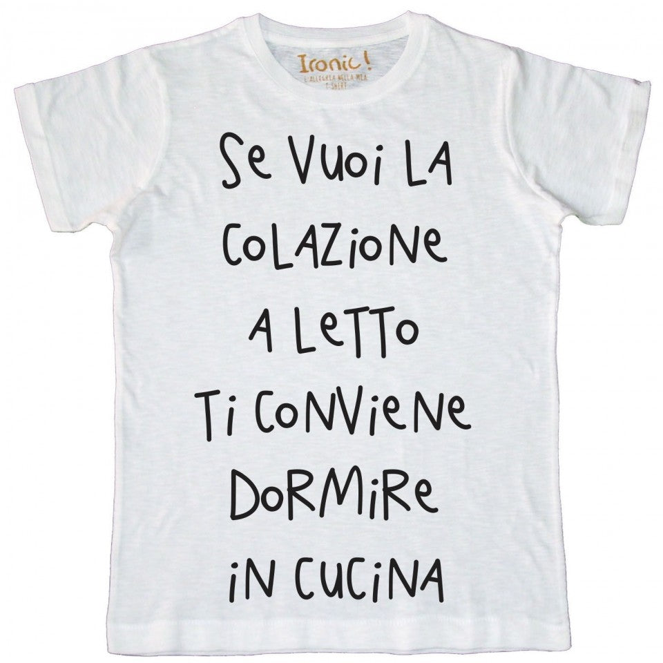 Maglia Uomo "Se vuoi la colazione..."