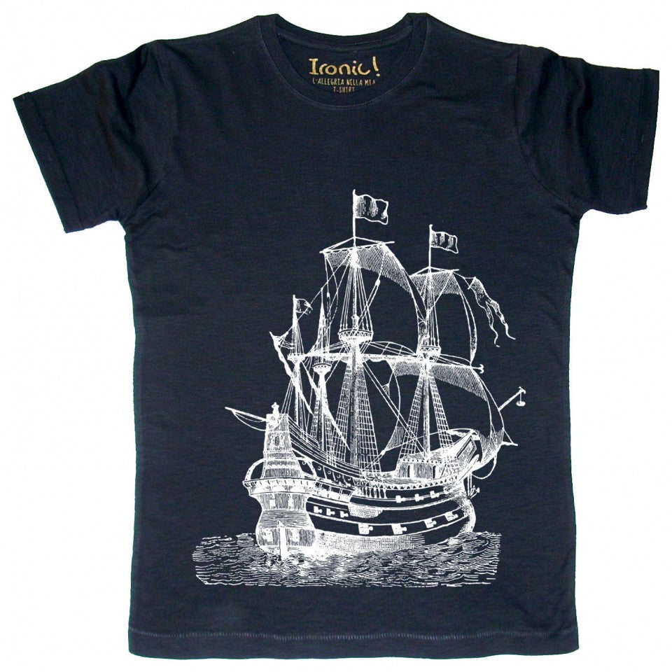 Maglia Uomo Veliero Tattoo Old School