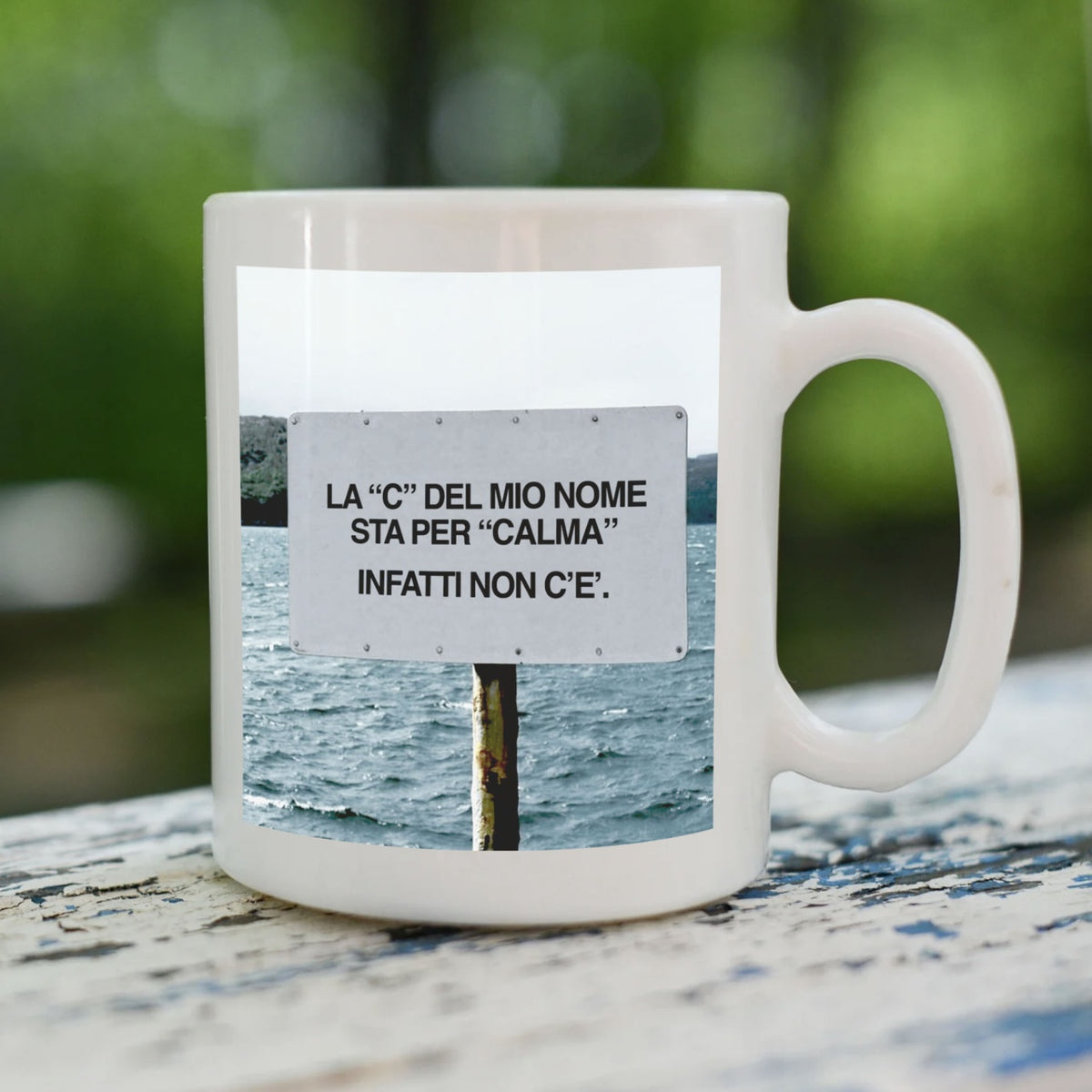 Tazza "La "C" nel mio nome sta per calma"