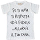 Maglia Uomo "Se ti ama..."