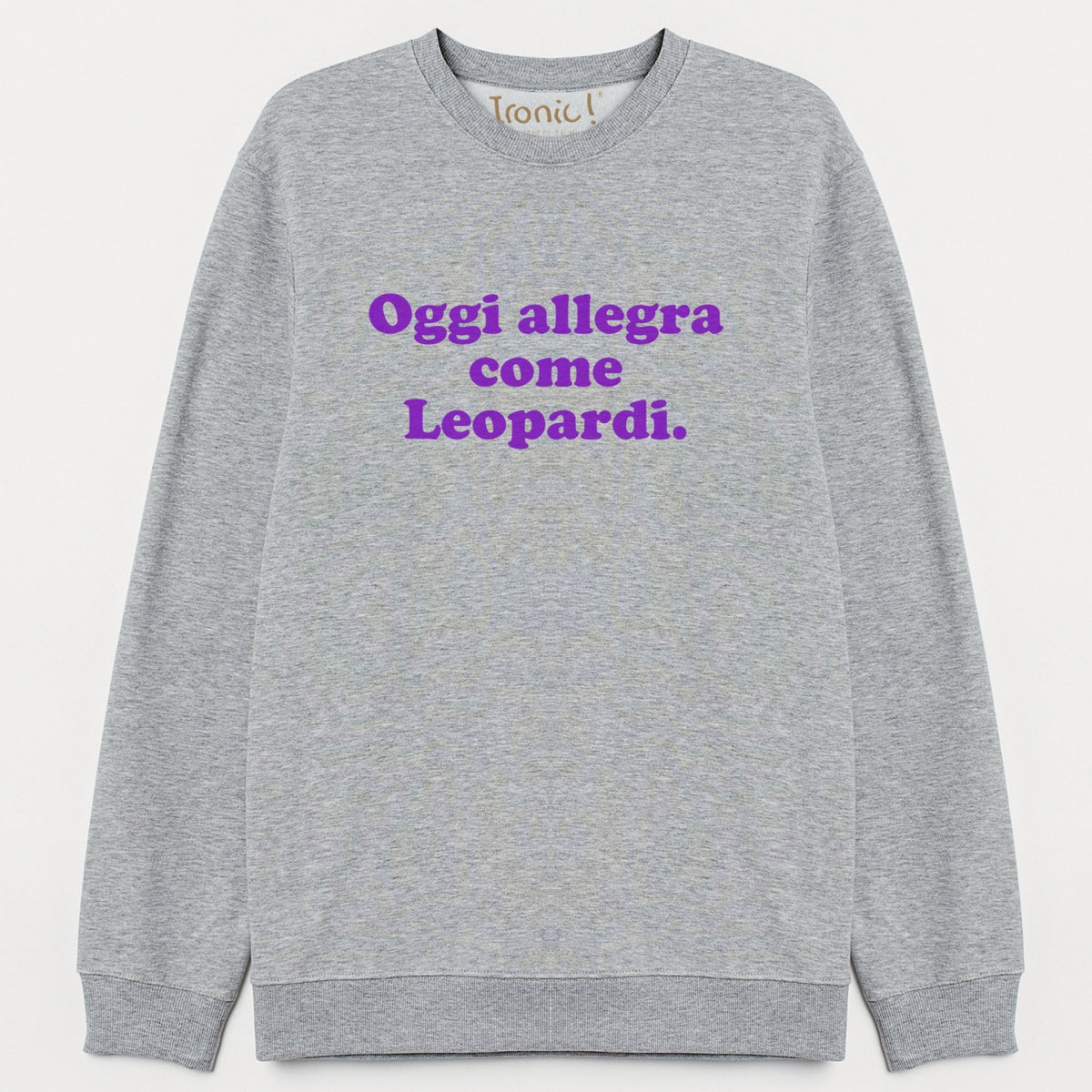 Felpa Donna "Allegra come Leopardi"