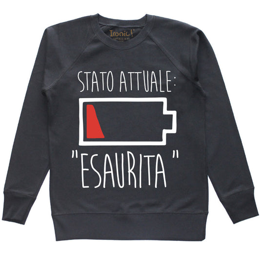 Felpa Donna "Esaurita"