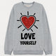 Felpa Donna "Love Yourself"