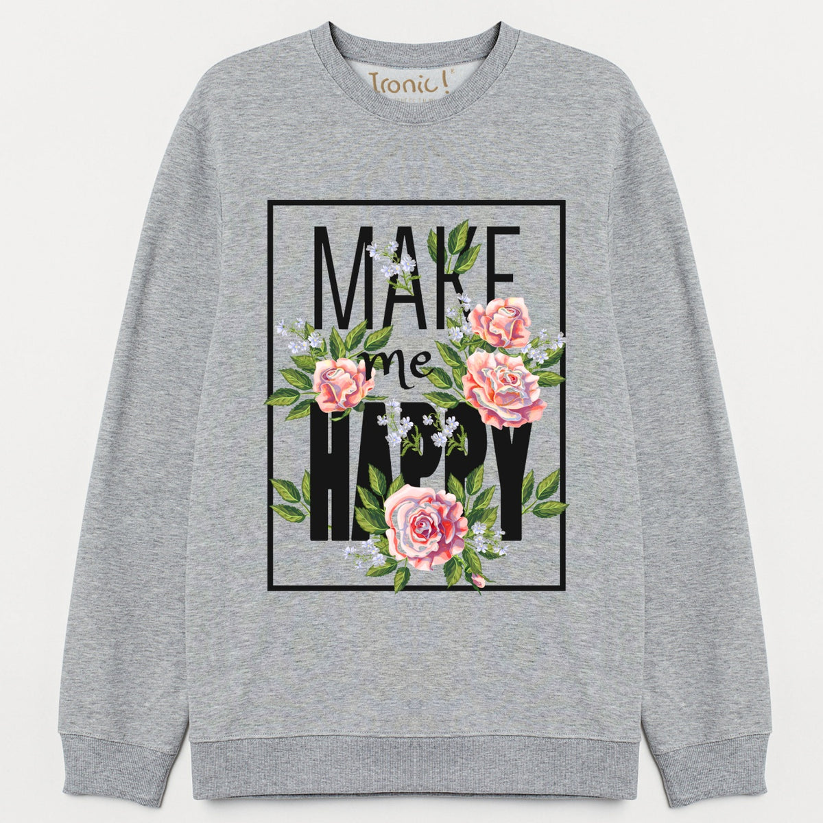 Felpa Donna "Make me Happy"