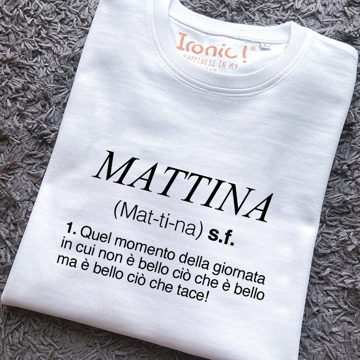 Felpa girocollo Donna "Mattina"