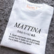 Felpa girocollo Donna "Mattina"