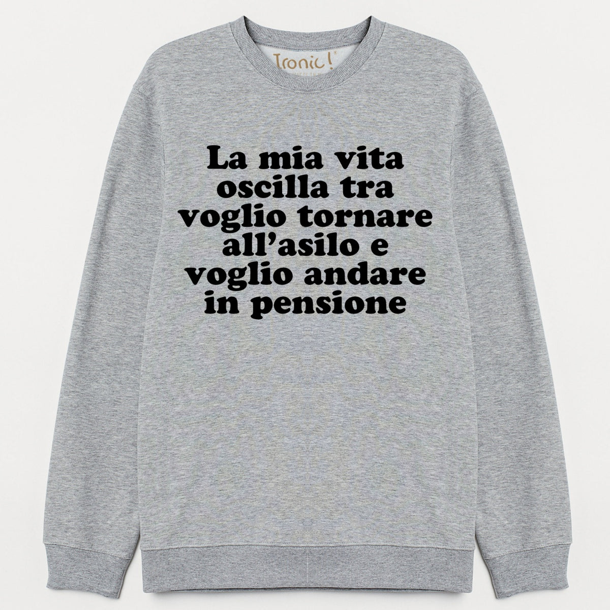 Felpa Uomo "La mia vita oscilla..."