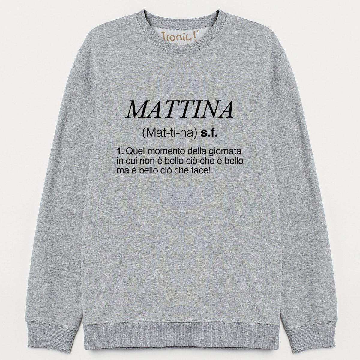 Felpa Uomo "Mattina"