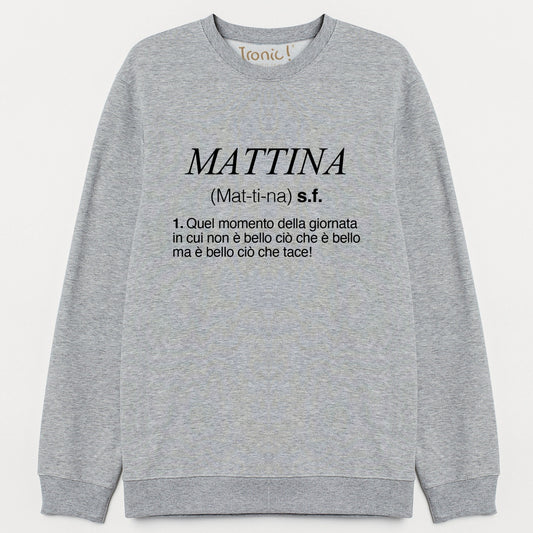 Felpa Uomo "Mattina"