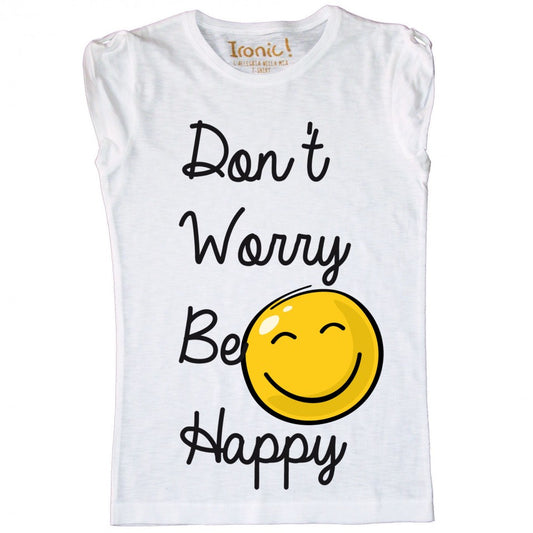 Maglia Bambina Don't worry be Happy