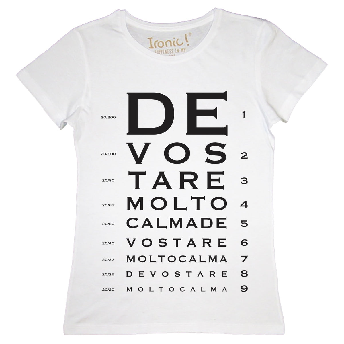 Maglia Donna "Devo stare molto calma"