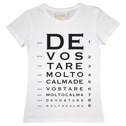 Maglia Donna "Devo stare molto calma"