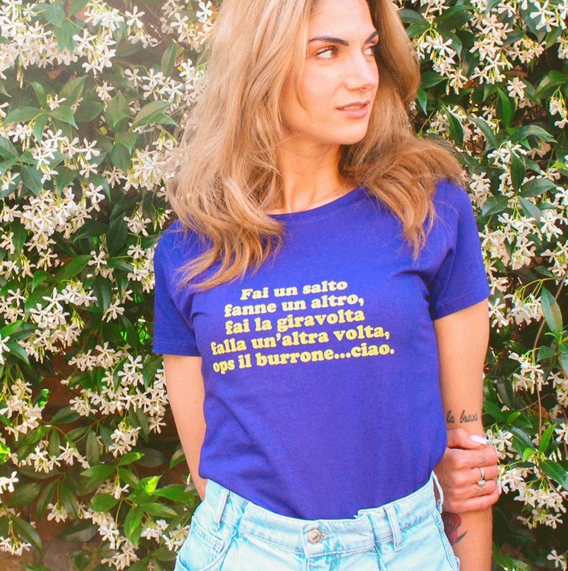 Maglia Donna "Fai un salto, fanne un altro..."
