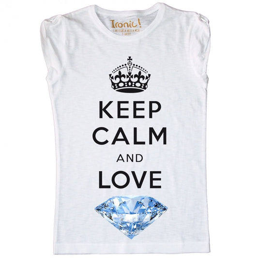 Maglia Donna Keep Calm and Love Diamond