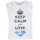 Maglia Donna Keep Calm and Love Diamond