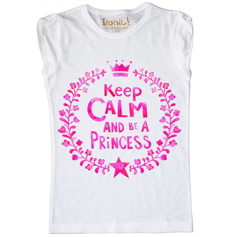 Maglia Donna Keep Calm be a Princess