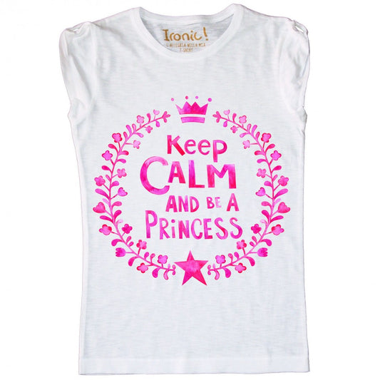 Maglia Donna Keep Calm be a Princess
