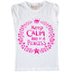 Maglia Donna Keep Calm be a Princess