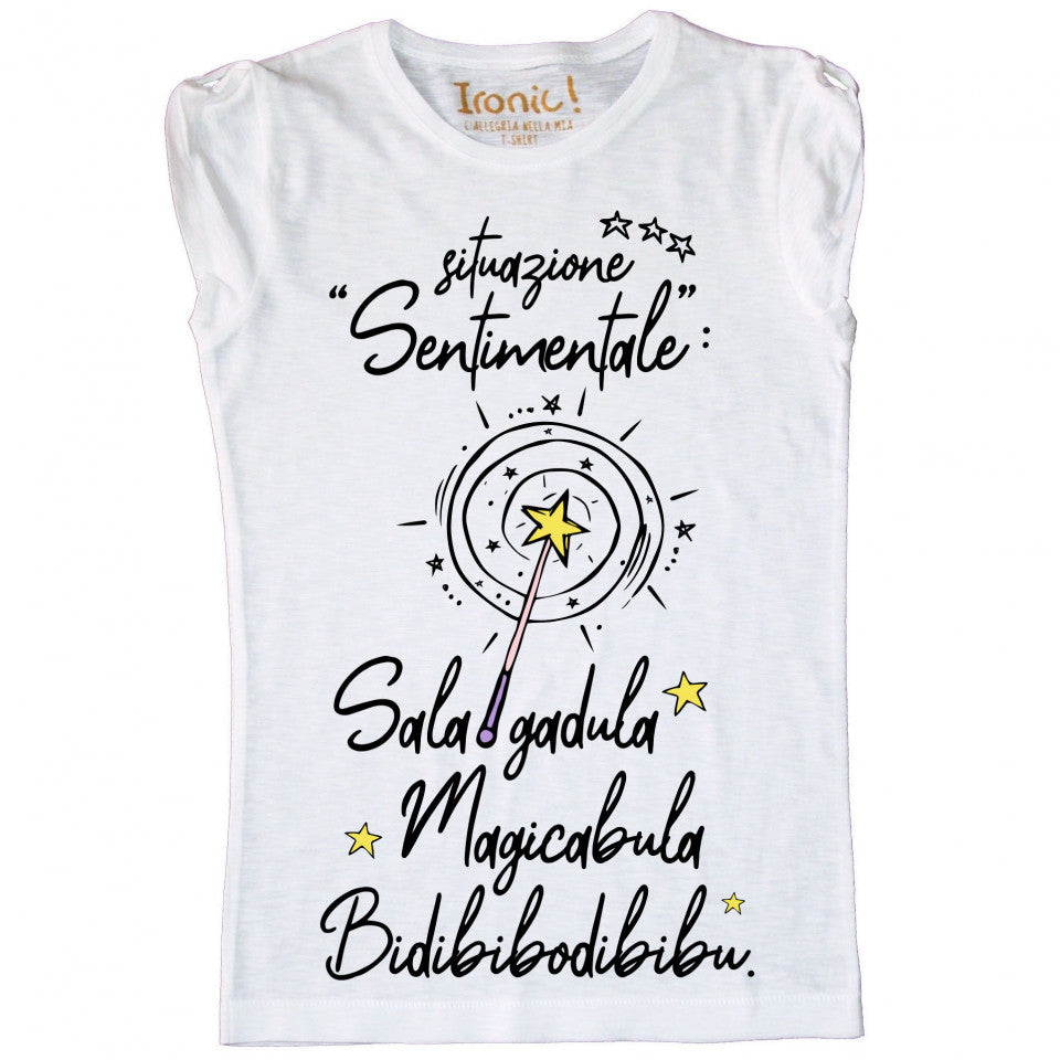 Maglia Donna "Situazione Sentimentale: Salagadula magicabula bidibi bodibi bu"