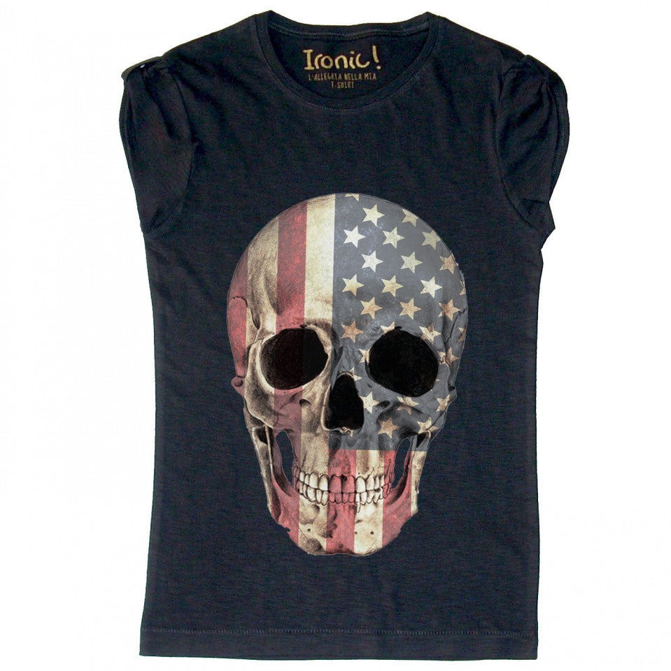Maglia Donna "Skull America"