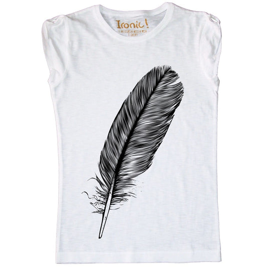 Maglia Donna Tattoo Piuma Old School