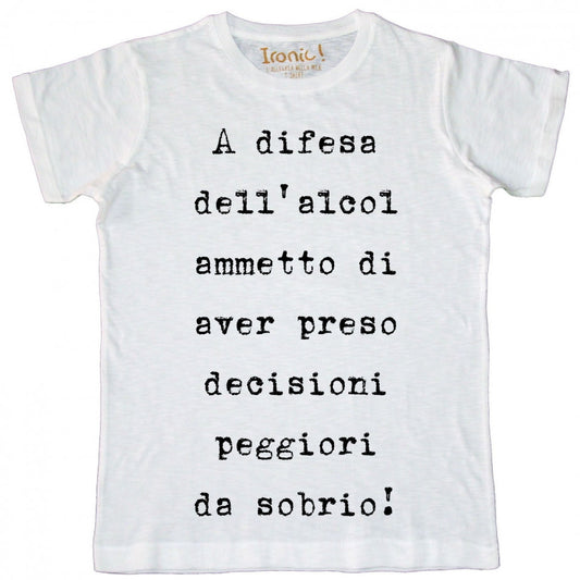 Maglia Uomo "A difesa dell'alcol..."