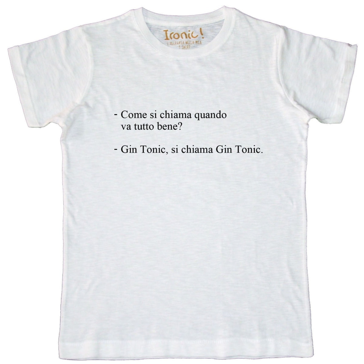 Maglia Uomo "Gin tonic, si chiama Gin tonic"