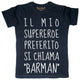 Maglia Uomo Il mio Supereroe Preferito ...