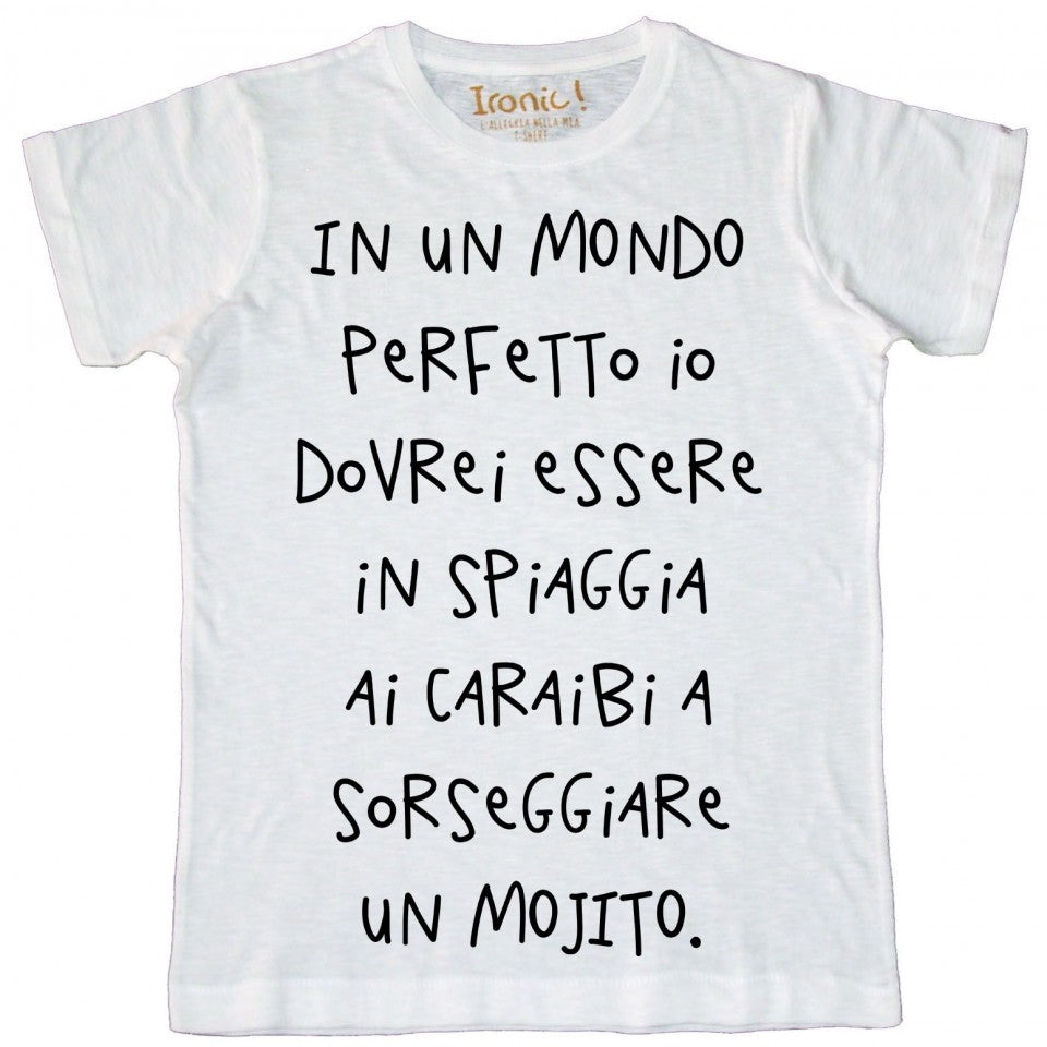 Maglia Uomo In un Mondo perfetto...