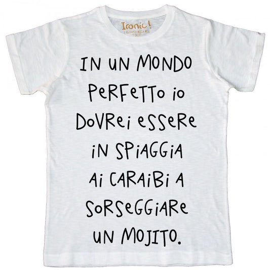 Maglia Uomo In un Mondo perfetto...