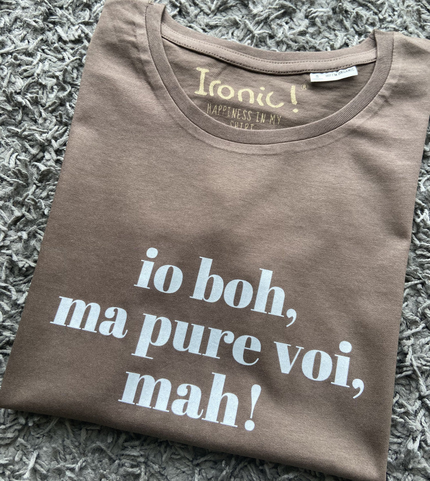 Maglia Uomo "io boh ma pure voi mah"