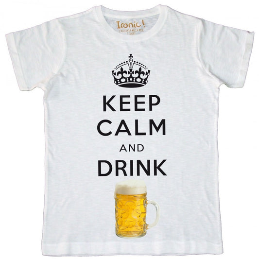 Maglia Uomo Keep Calm drink Beer