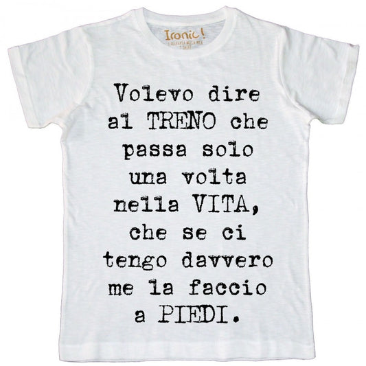Maglia Uomo "Me la faccio a piedi"