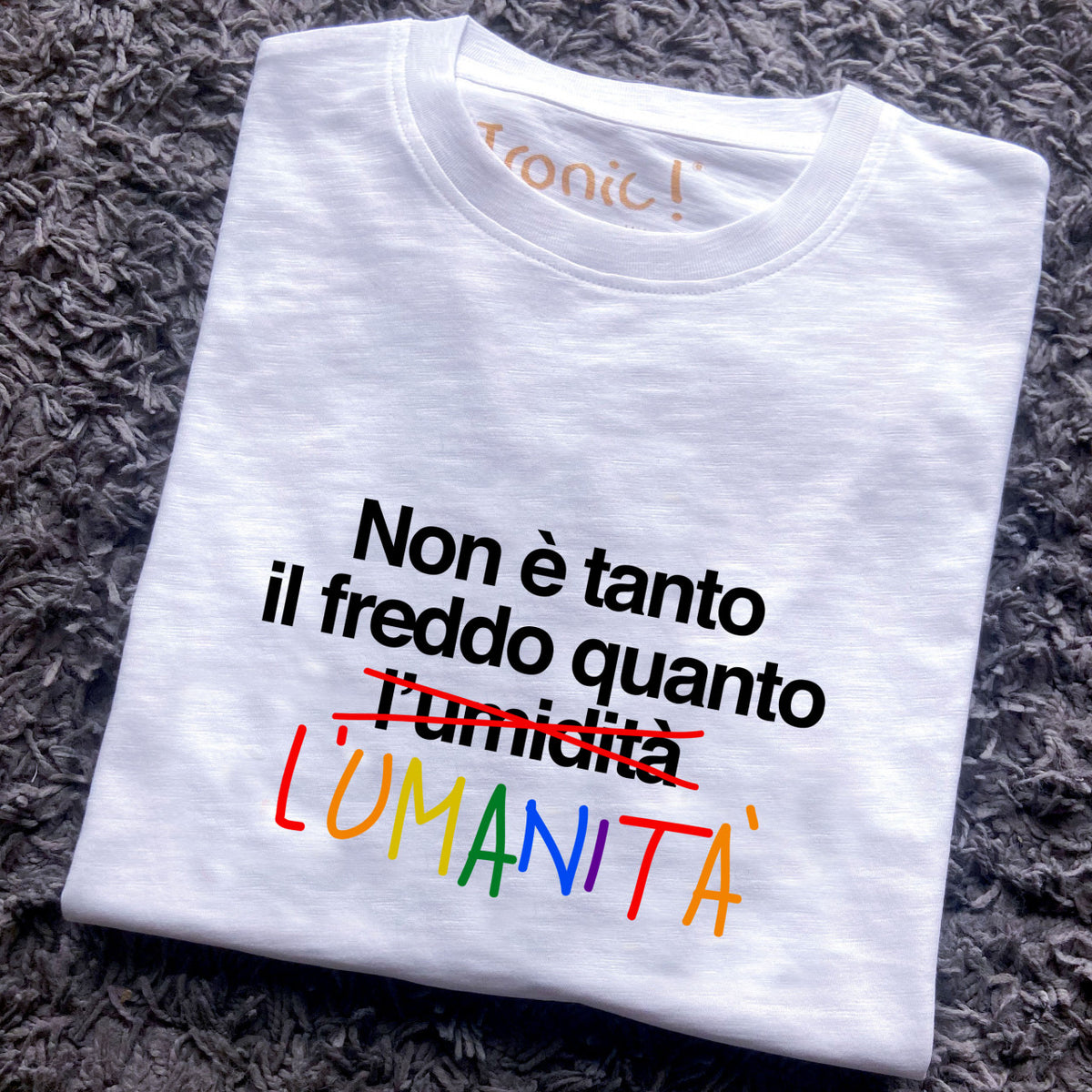 Maglia Uomo "Non è tanto il freddo quanto l'umanità"