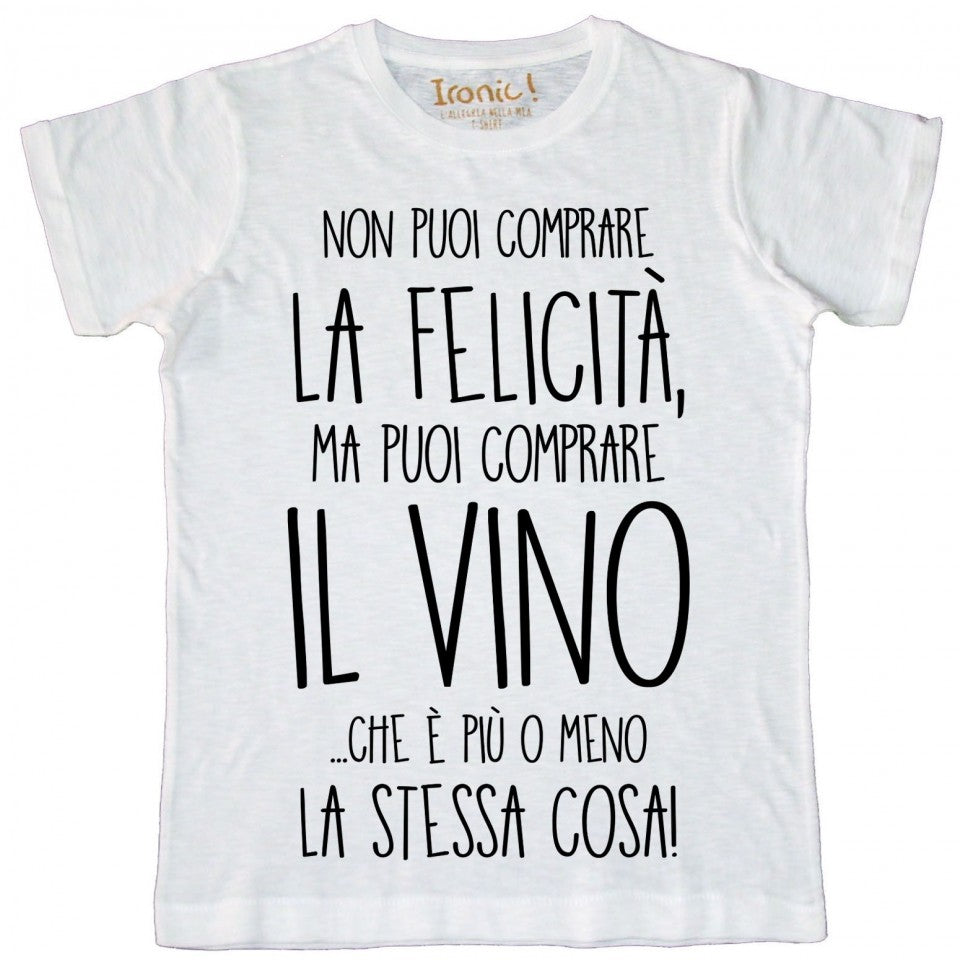 Maglia Uomo "Non puoi comprare la felicità"