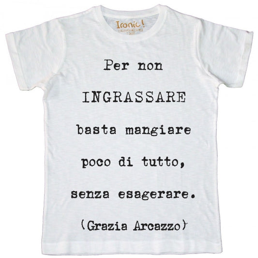 Maglia Uomo "Per non ingrassare..."