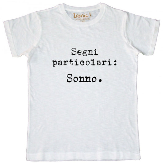 Maglia Uomo "Segni particolare: sonno"