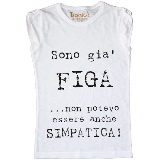 T-Shirt Bambina "Sono già Figa..."